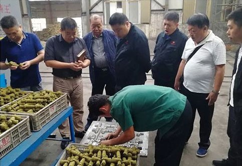 山佳閥門迎來(lái)中傳公司楊部長(zhǎng)一行人參考觀察